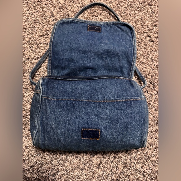 Vintage Deadstock Blue Indigo denim crossbody bag - Picture 3 of 6